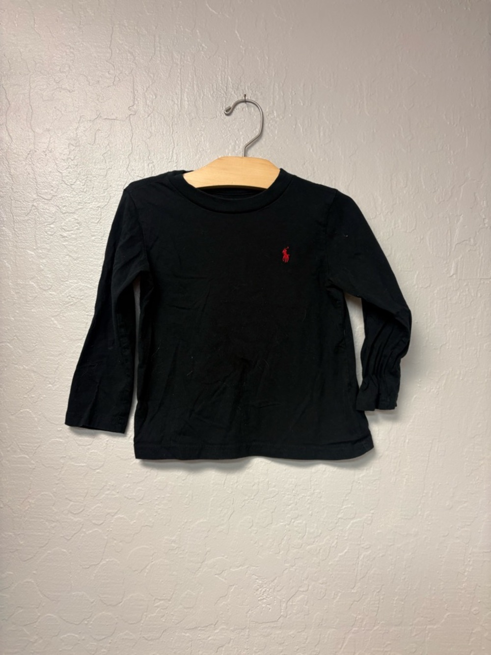 $15 ADD ON Polo Ralph Lauren Kids Long Sleeve T Shirt BLACK 3Y Cotton zara Boden
